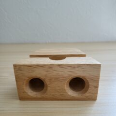 ゴムの木スピーカースタンド